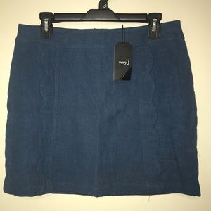 Very J Denim Mini Skirt